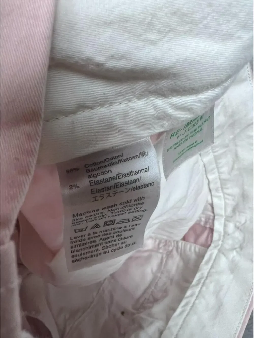 JCrew Club Mens Cotton Oxford Cloth Shorts 31 Pink Chino Preppy Golf Summer